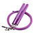 Jump Rope Aluminum Handle Steel Wire Skipping Workout Training Tool for Home Gym Purple