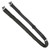 Adjustable Gun Sling Paracord Braiding Shoulder Strap Survival Belt for Tactic Hunting ShootingBlack
