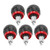 5PCS Pull Pin Spring Knob Iron Plastic Universal Exercise Bike Adjustment Knob Replacement Parts for Fitness Equipment Exercise Machines Black and Red