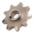 420 9 Tooth Sprocket for MY1016Z2 MY1016Z3 MY1018 Geared Motors High Accuracy Carbon Steel Easy Installation Motor Sprocket