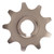 420 9 Tooth Sprocket for MY1016Z2 MY1016Z3 MY1018 Geared Motors High Accuracy Carbon Steel Easy Installation Motor Sprocket