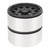 2Pcs 1.9 Inch Wheel Hub Aluminum Alloy Beadlock Wheels Rim Hubs for Axial Scx10 RC Car Black