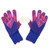 1Pair Goalkeeper Gloves Soccer Goalie Gloves Latex Strong Grip Breathable Comfortable Sports Gloves for Training Purple Size 9