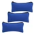3pcs Neoprene Mountaineering Storage Pencil Case Bag Camping Soft Wear Resistant Pen Bag(Blue )
