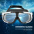 WHALE Professional Adults Electroplating Anti fog Swimming Glasses (Silver   Black)