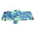 Beach Chair Cover Microfiber Good Water Absorption Side Pocket Design Beach Lounge Cover for Beach Pool Garden Green