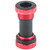 1.37x24T Road Bicycles Mountain Bikes 68‑73mm BB Bottom Brackets Aluminum AlloyRed