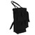 Molle Radio Pouch Mini Radio Holder Bag Waterproof Walkie Talkie Holster with Side PocketsBlack
