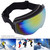 Outdoor Magnet Double Layer Antifog Skiing Goggles for Climbing Snowboardinggolden lens