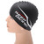 Adult Kid Unisex Elastic Silicone Swimming Swimwear Bathing Cap Waterproof Swim Hat Black