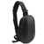 AFISHTOUR EVA Hard Shell Shoulder Messenger Bag Large Capacity Travel Chest Sling BagBlack