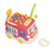 Toddlers Bus Hammering Pounding Toy Multifunctional Learning Educational Hammering Game Musical Bus Toy for Early Baby Sensory Development Red
