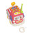 Toddlers Bus Hammering Pounding Toy Multifunctional Learning Educational Hammering Game Musical Bus Toy for Early Baby Sensory Development Red