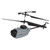 RC Helicopter KY202 Obstacle Avoidance Drone Remote Control Helicopter Toy For Over 14 Years Old Grey 3 Battery