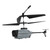 RC Helicopter KY202 Obstacle Avoidance Drone Remote Control Helicopter Toy For Over 14 Years Old Grey 3 Battery