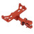 RC Trailer Hook Rack Aluminium Alloy Adjustable Trailer Hitch Hook Bracket for SCX6 1/6 RC Car Orange