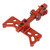 RC Trailer Hook Rack Aluminium Alloy Adjustable Trailer Hitch Hook Bracket for SCX6 1/6 RC Car Orange