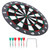 16.5in Safe Dartboard with 6 Dart Set Reusable for Leisure Entertainment Party Bar Games