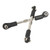 2pcs RC Steering Tie Rod Black High Strength Shock Absorption Steering Link for ZD Racing DBX07 EX07 1/7