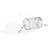 Crab Snares with 8 Loops Reusable Cylindrical Stainless Steel Wire Mesh Crab Bait Traps with Nylon Cord 2PCS