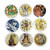 78Pcs Tarot Card Round Circle Of Life Tarot Cards Deck with Colorful Box Mysterious Divination Astrology Board Game Tarot Cards