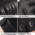 Fingerless Gloves with Hard Knuckle Anti-Slip Adjustable Half Finger Sports Gloves for Fitness Climbing Hiking Cycle