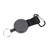 60cm Stainless Steel Wire Rope Retractable Key Chain Stretching Key Clasp Anti Lose Keyring