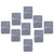 9pcs Whiskey Stones Sipping Ice Cube Cooler Reusable Wine Drinks Cooler Wine Ice Stones