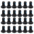 24pcs ZTTO Bicycle Disc Brake Screws T25 Colorful Bolts M5x10mm/0.4in Steel Wear ResistanceBlack