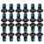 24pcs ZTTO Bicycle Disc Brake Screws T25 Colorful Bolts M5x10mm/0.4in Steel Wear ResistanceBlack
