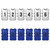12 PCS Kid's Football Pinnies 2 Colors Quick Drying Soccer Jerseys Youth Sports Scrimmage Basketball Team Training Numbered Bibs Practice Sports Vest