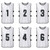 12 PCS Kid's Football Pinnies 2 Colors Quick Drying Soccer Jerseys Youth Sports Scrimmage Basketball Team Training Numbered Bibs Practice Sports Vest