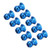 10PCS RC Ball Nut Aluminum Alloy Ball Head RC Lock Nut for Tamiya 53640 1/10 Series RC Cars
