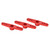 3Pcs 25T Aluminum Alloy RC Servo Arm Horn Long Type for 1/10 Remote Control Car Upgrade PartRed