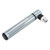 Hand Mini Bicycle Pump Portable Tire Inflator for Road Mountain Bike American French Integrated ValveTitanium Color