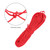 Archery Compound Bow String Nylon Nock Safe Release D Loop Bowstring Accessory Red