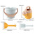 Children Beach Toy Beach Outdoor Sand Toy Set Snow Toy Including  Barrel Watering Pot Rake Shovel Birthday Gift
