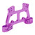 Shock Tower Aluminum Alloy Front Rear Universal for HSP 94111 94188 Trunk 1/10 RC CarPurple
