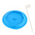 Golf Putting Hole Cup Silicone Upper Rim Golf Training Tool with Plastic Flag for Indoor Outdoor Blue