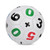Children Outdoor Sport Football Soccer Ball Size 2 Exercise Sports Equipment(White Number)