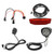 Electric Bicycle Front Rear Light Set Electric Bike Headlight Tail Light Kit with Connection Wires and Controller