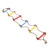Climbing Rope Ladder Multilayer Wear Resistant Nylon Rope Maximum Stability Good Grip Strength Kid Crawling Rope Ladder