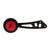 Fishing Reel Handle EVA Knob with Fittings Replacement Parts for Low profile Reel (Red)