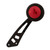 Fishing Reel Handle EVA Knob with Fittings Replacement Parts for Low profile Reel (Red)
