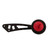 Fishing Reel Handle EVA Knob with Fittings Replacement Parts for Low profile Reel (Red)