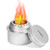 TOMSHOO Portable Mini Aluminum Alloy Alcohol Stove with Lid and Stainless Steel Windscreen Wind Shield for Outdoor Camping Hiking Backpacking Cooking