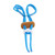 Archery Finger Sling Polyester Adjustable Fingersling Archery Bow Rope Hand Guard for Recurve Bow Replacement Accessories Blue