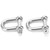 2pcs M14 Screw Pin Anchor Shackle 304 Stainless Steel Heavy Duty DShape Shackle for Paracord Bracelets