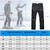 Winter Warm Snow Pants Cold Weather Waterproof Skiing Pants Trousers with Removable Suspenders for Men Women Skiing Snowboarding Shoveling