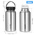 TOMSHOO 1050ml Stainless Steel Water Bottle Leak Proof Sports Bottle for Outdoor Camping Hiking Backpacking Cycle Fitness